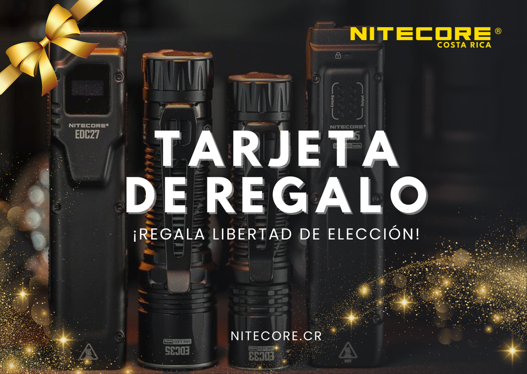 Tarjeta de Regalo Nitecore.cr