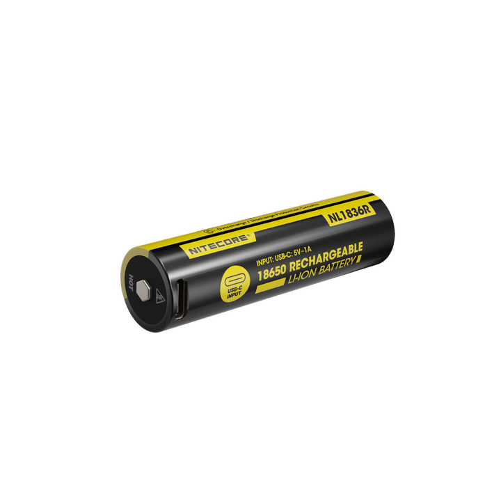 NL1836R 18650 3,600mAh con USB-C