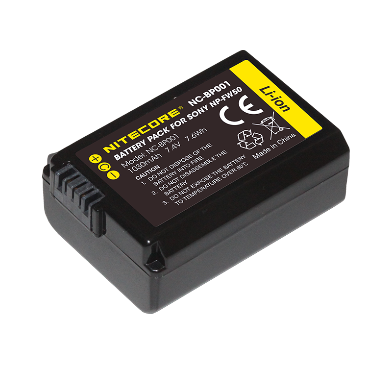 Nitecore Batería NC-BP001 para Sony NP-FW50 - Camera Batteries - Nitecore Costa Rica